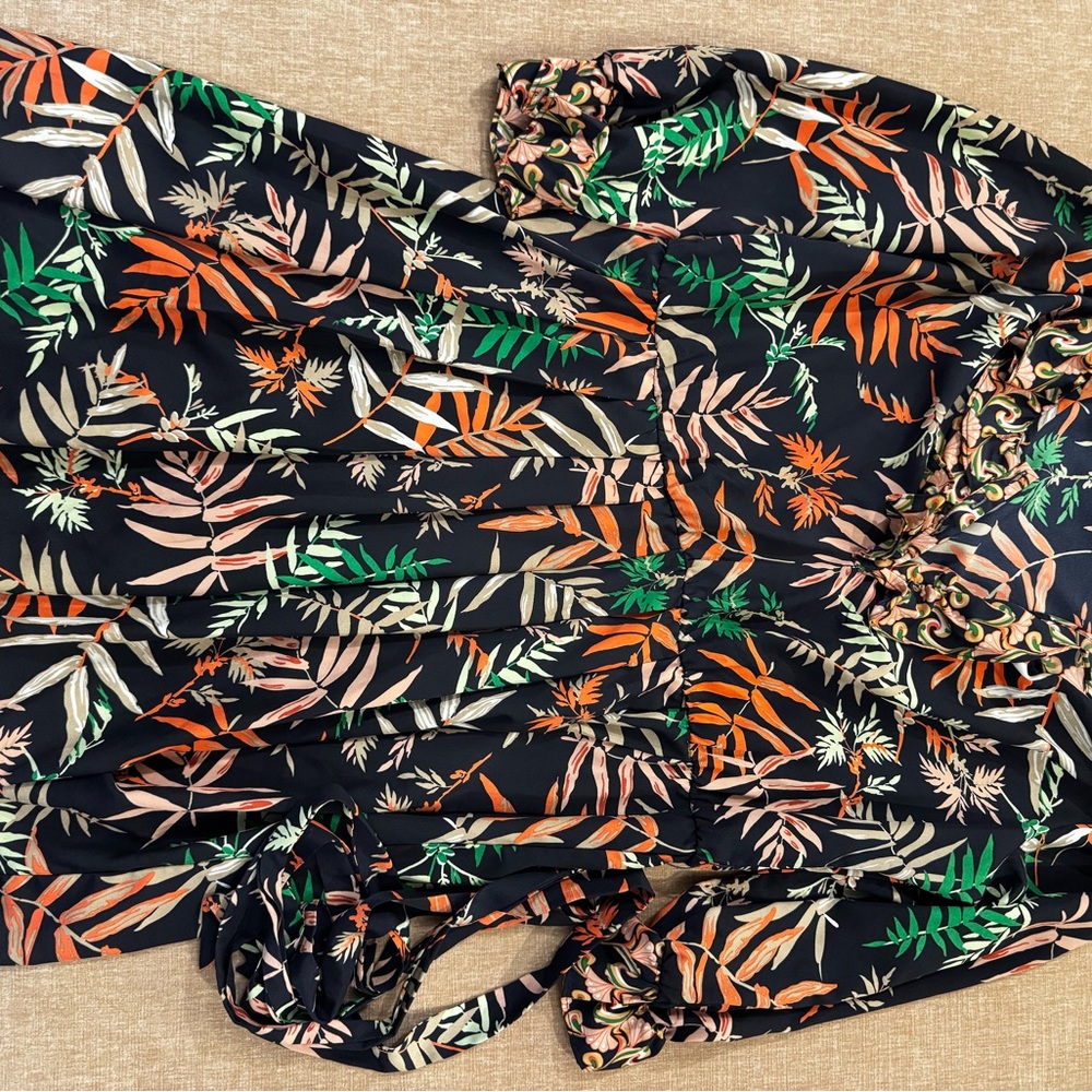The Webster at Target Black Tropical Mini Dress